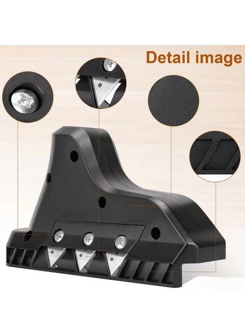45 Degree Plasterboard Chamfer Tool Drywall Corner Trimmer Right Angle Bevel Planer for Gypsum Board Edge Professional Hand Tool for Drywall Cutting and Edge Shaping - Image 2